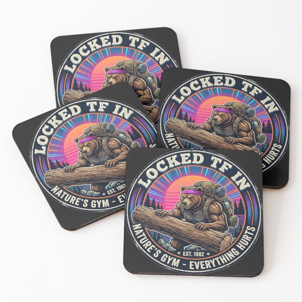 Item preview, Nature's Gym - Locked In Hiking Grit designed and sold by SisuPrintsCo.