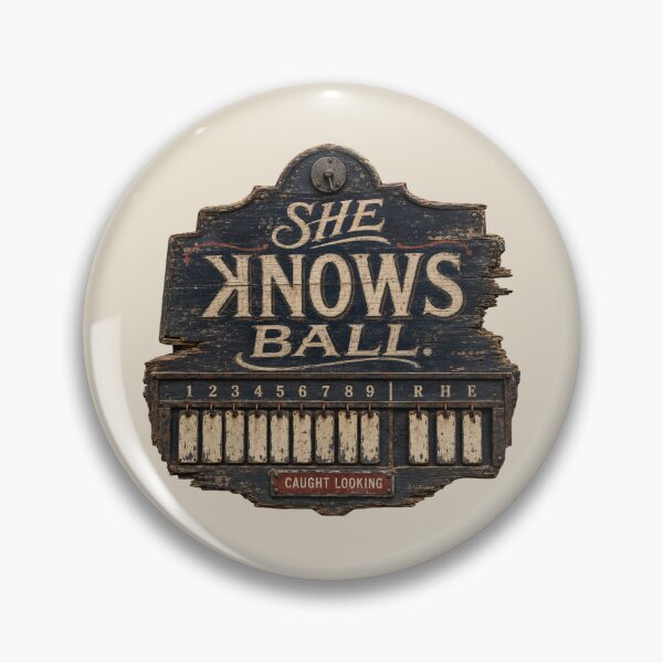 Item preview, She Knows Ball Vintage Baseball Mom Scoreboard Shirt | Funny Softball Mom Tee | Baseball Lover Gift | Retro Sports Fan designed and sold by getpressedshirt.