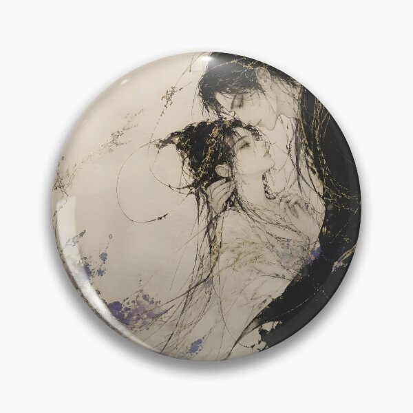 Item preview, Two Souls, One Heart – Romantic Abstract Couple Art designed and sold by Marcu Ioachim.