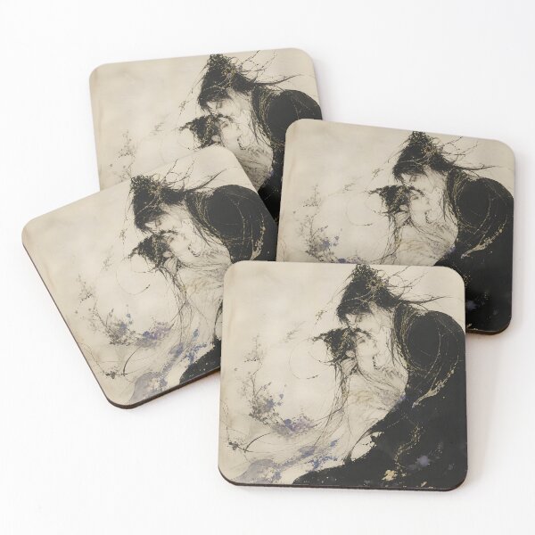 Item preview, Two Souls, One Heart – Romantic Abstract Couple Art designed and sold by Marcu Ioachim.