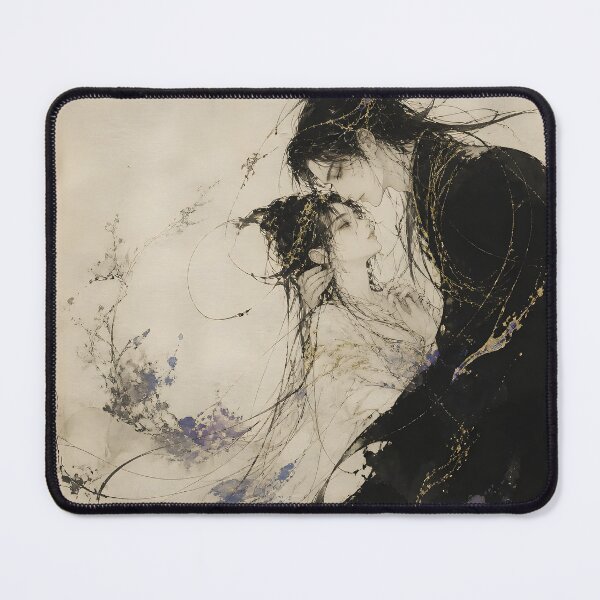 Item preview, Two Souls, One Heart – Romantic Abstract Couple Art designed and sold by Marcu Ioachim.