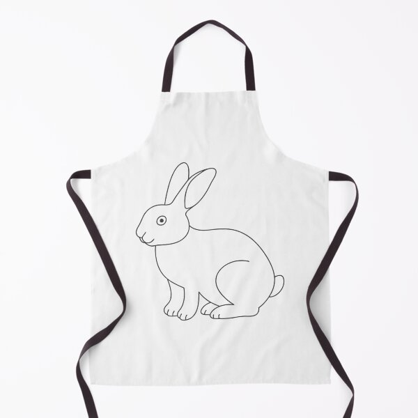 Item preview, Rabbit Elegant 2 Line Art Gift designed and sold by OneLine Studio.