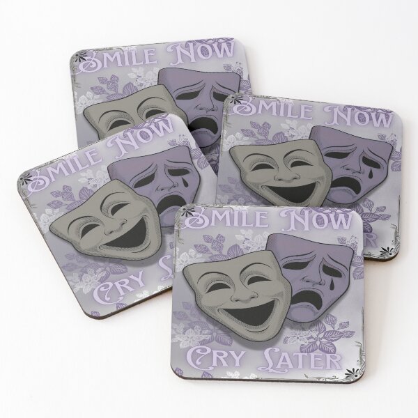 Item preview, Smile Now Cry Later Gray Renaissance  designed and sold by MariahDaGoatedPrincess.