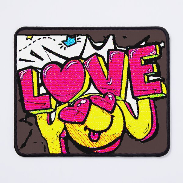 Item preview, LOVE YOU | Pop Art Comic Design Hearts and Emoji designed and sold by AstronautMerch.