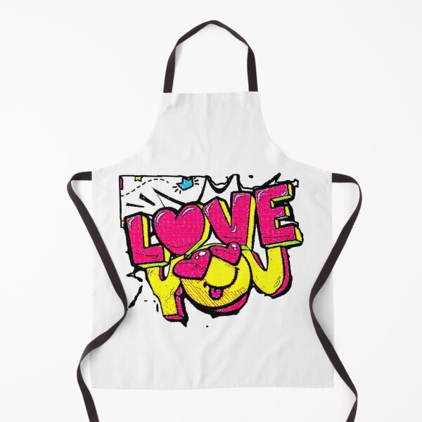 Item preview, LOVE YOU | Pop Art Comic Design Hearts and Emoji designed and sold by AstronautMerch.