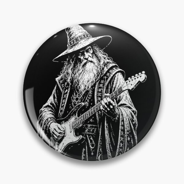 Item preview, Electric Guitar Wizard Rock Star Fantasy Guitarist Meme  designed and sold by Revoleos.