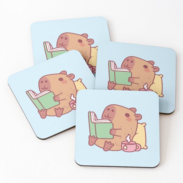 Item preview, Cute Capybara Chilling And Reading A Book designed and sold by rustydoodle.