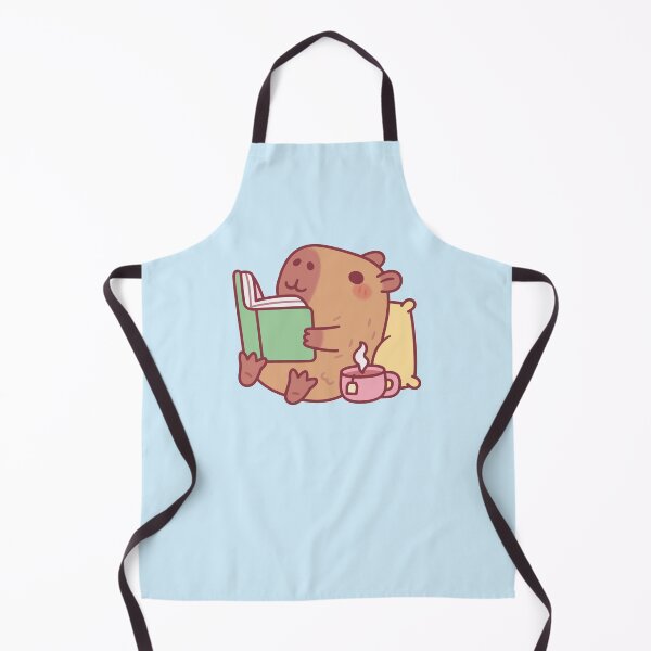 Item preview, Cute Capybara Chilling And Reading A Book designed and sold by rustydoodle.