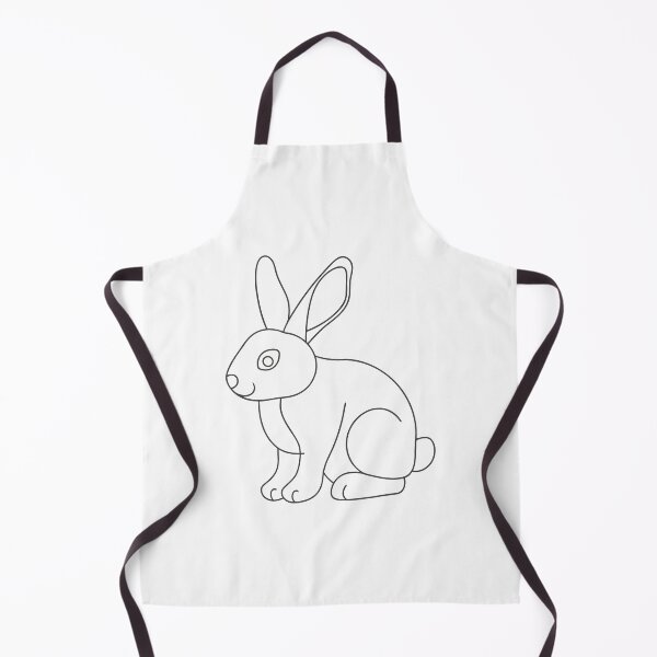 Item preview, Rabbit Friendly 2 Line Art Gift designed and sold by OneLine Studio.