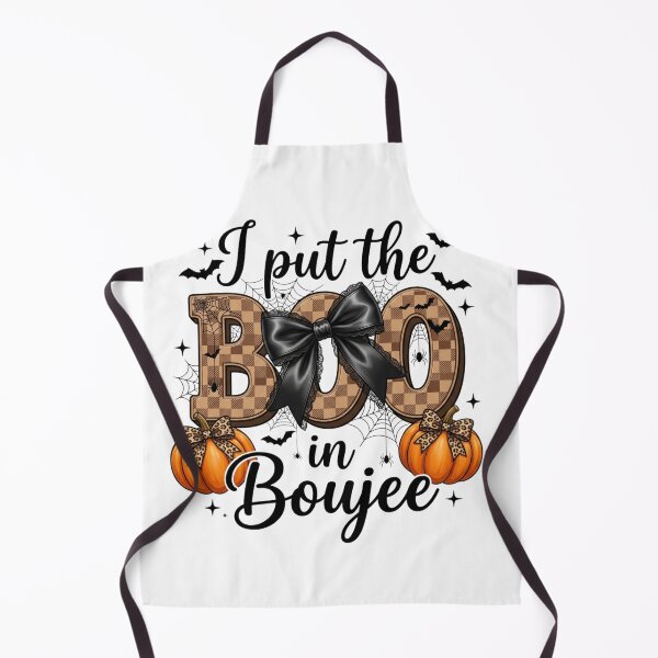 Item preview, I Put The Boo In Boujee Cute Halloween Pumpkin Leopard Bow designed and sold by raedattia.