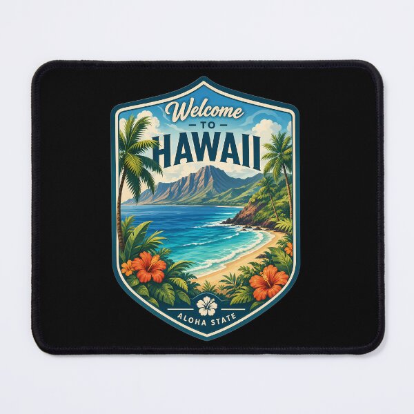 Item preview, Hawaii Travel Landscape - The Aloha State designed and sold by FrontierCosmic.