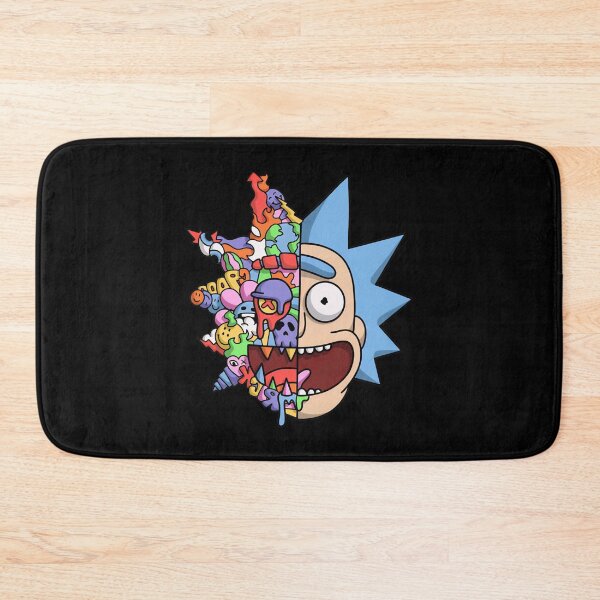 Item preview, Psychedelic Split Face – Color Explosion Cartoon Design designed and sold by PosterFuel.
