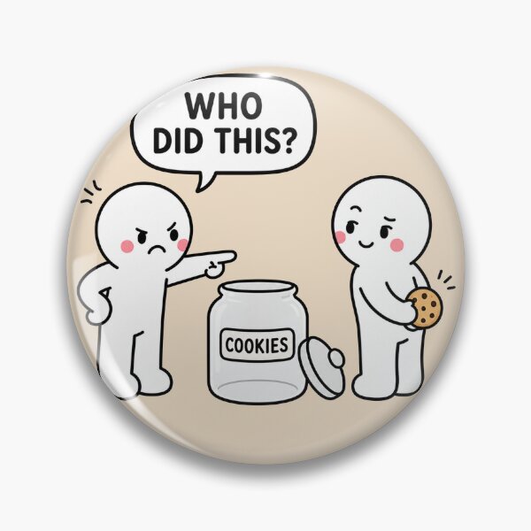 Item preview, Who Did This Cookie Meme designed and sold by MonkiFlipp.