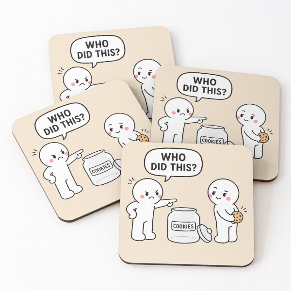 Item preview, Who Did This Cookie Meme designed and sold by MonkiFlipp.