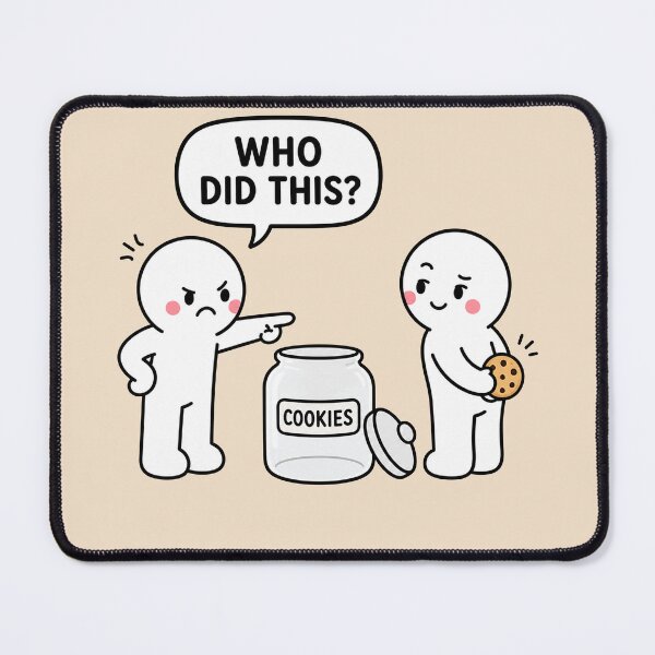 Item preview, Who Did This Cookie Meme designed and sold by MonkiFlipp.
