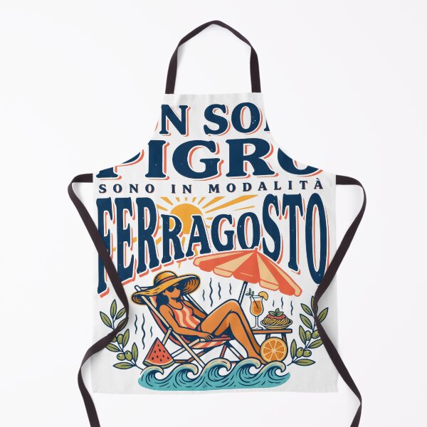 Item preview, Non sono pigro sono in modalita FERRAGOSTO, italian summer vibe designed and sold by BARKAcreations.