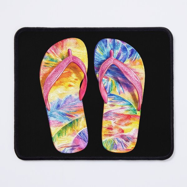 Item preview, Pair of Colorful Flip Flops designed and sold by Munsonlookfor.