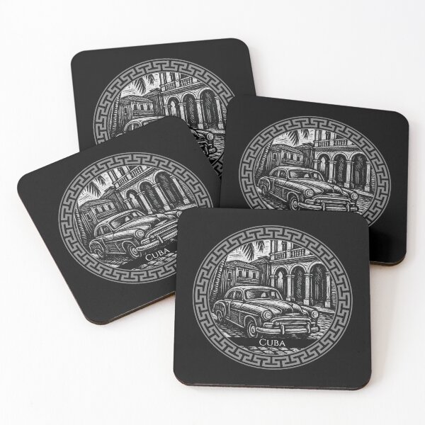 Item preview, Cuba Vintage Woodcut Art designed and sold by Thistle-TShop.