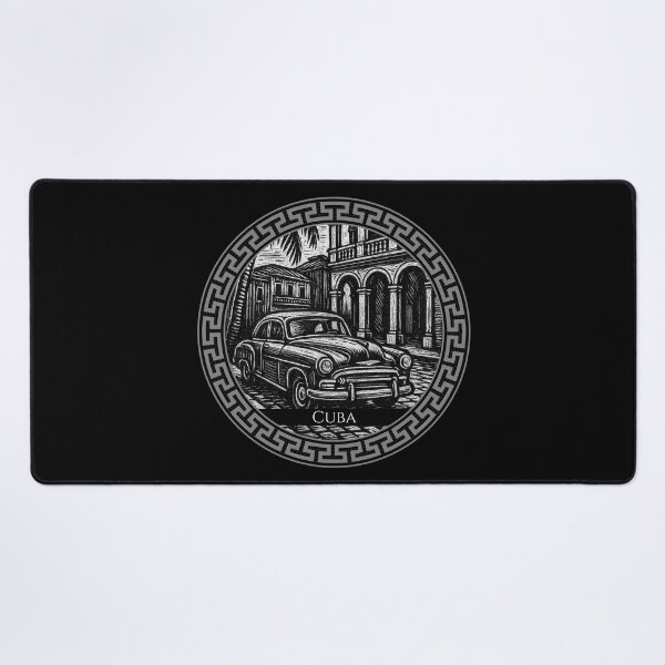 Item preview, Cuba Vintage Woodcut Art designed and sold by Thistle-TShop.