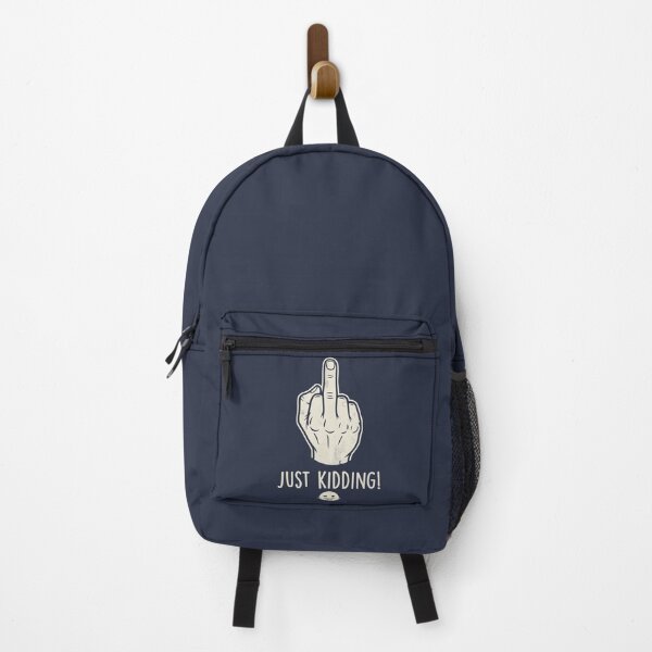 Item preview, Sarcastic Middle Finger Just Kidding Funny Hand Gesture designed and sold by Amir Faysal.