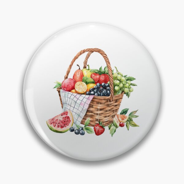 Aperçu de l'œuvre Panier rempli de fruits créée et vendue par Munsonlookfor.