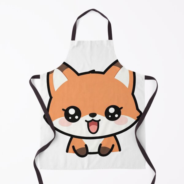 Item preview, Cute Cheerful Kawaii Fox Cartoon | Adorable Fox Sticker & Gift Design designed and sold by Rood Art Studio.