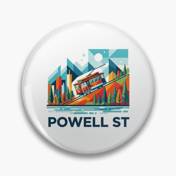 Item preview, San Francisco Cable Car Travel Souvenir - Powell Street & SF Skyline Art designed and sold by OzzFrequency.