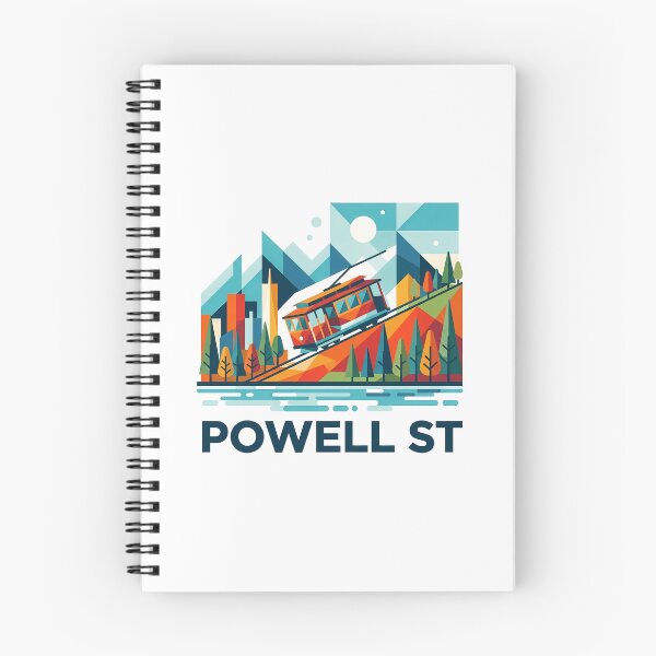 Item preview, San Francisco Cable Car Travel Souvenir - Powell Street & SF Skyline Art designed and sold by OzzFrequency.