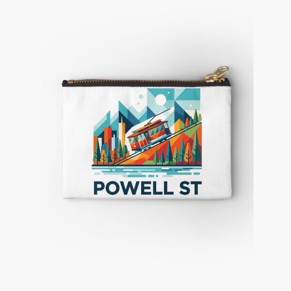 Item preview, San Francisco Cable Car Travel Souvenir - Powell Street & SF Skyline Art designed and sold by OzzFrequency.