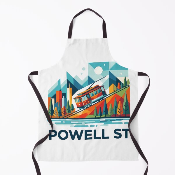 Item preview, San Francisco Cable Car Travel Souvenir - Powell Street & SF Skyline Art designed and sold by OzzFrequency.