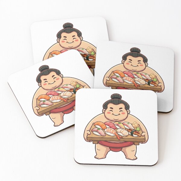 Item preview, Simple and Cute Sumo Logo - Sushi designed and sold by Studio-MiMi.