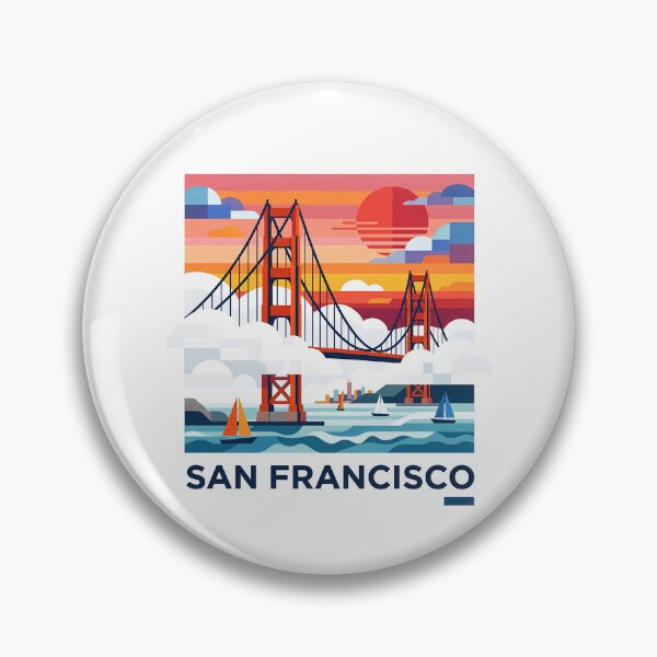 Item preview, San Francisco Cable Car Travel Souvenir - Powell Street & SF Skyline Art designed and sold by OzzFrequency.