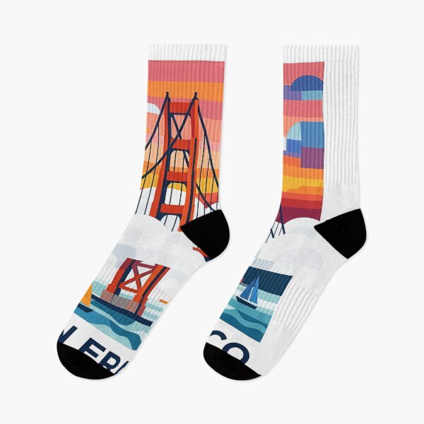 Item preview, San Francisco Cable Car Travel Souvenir - Powell Street & SF Skyline Art designed and sold by OzzFrequency.