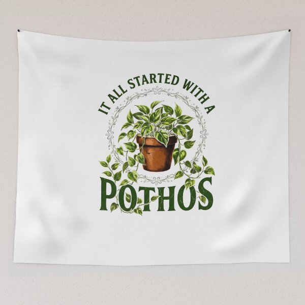Item preview, Funny Pothos Houseplant designed and sold by maple-moon.