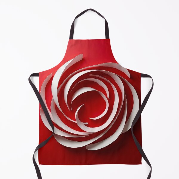 Item preview, Spiral Vortex in Red and White  designed and sold by Vicky Brago-Mitchell®.