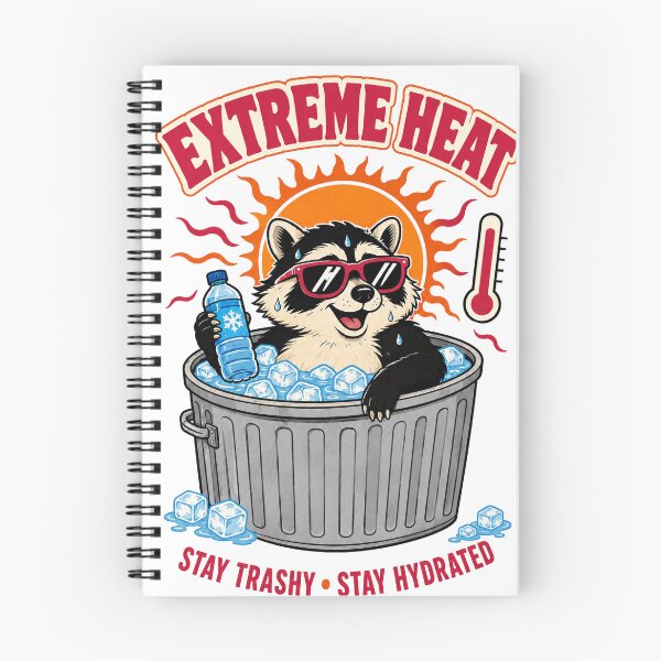 Item preview, Stay Trashy Stay Hydrated Raccoon Heatwave designed and sold by KireVeronica.