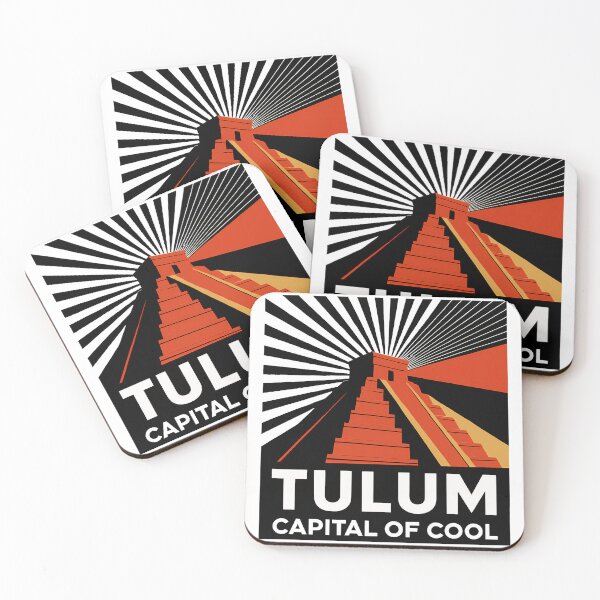 Item preview, Tulum Mexico Travel Souvenir - Playa Paraiso Beach & Maya Ruins Art designed and sold by OzzFrequency.