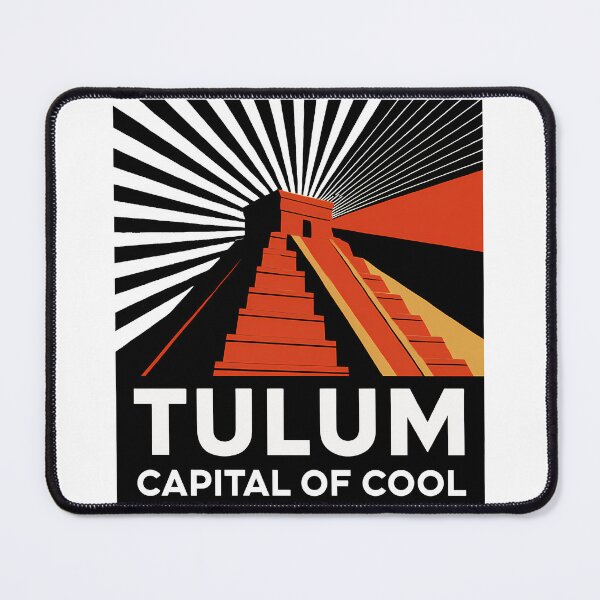Item preview, Tulum Mexico Travel Souvenir - Playa Paraiso Beach & Maya Ruins Art designed and sold by OzzFrequency.