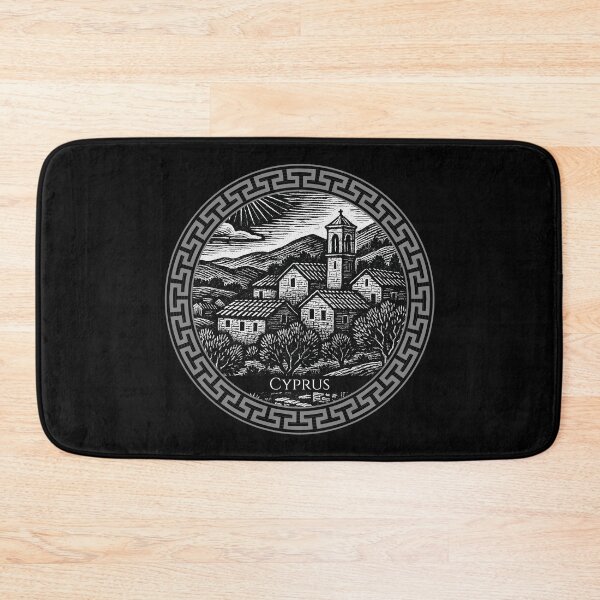 Item preview, Cyprus Vintage Woodcut Art designed and sold by Thistle-TShop.