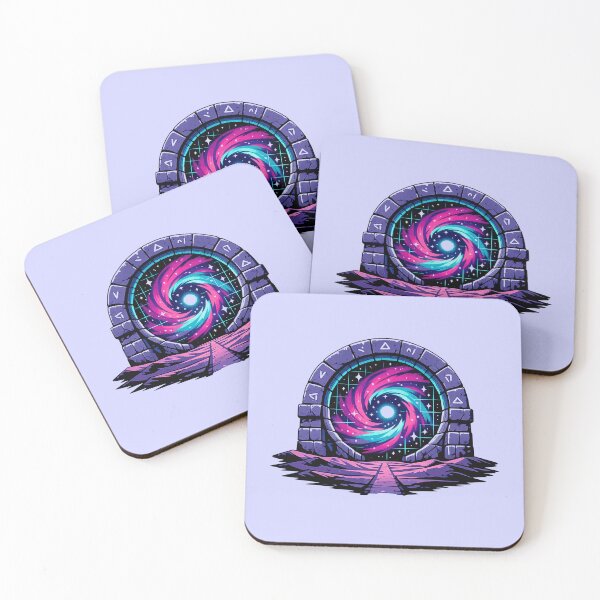 Item preview, Neon Retro Anime Celestial Gateway designed and sold by KungPowUnicorn.