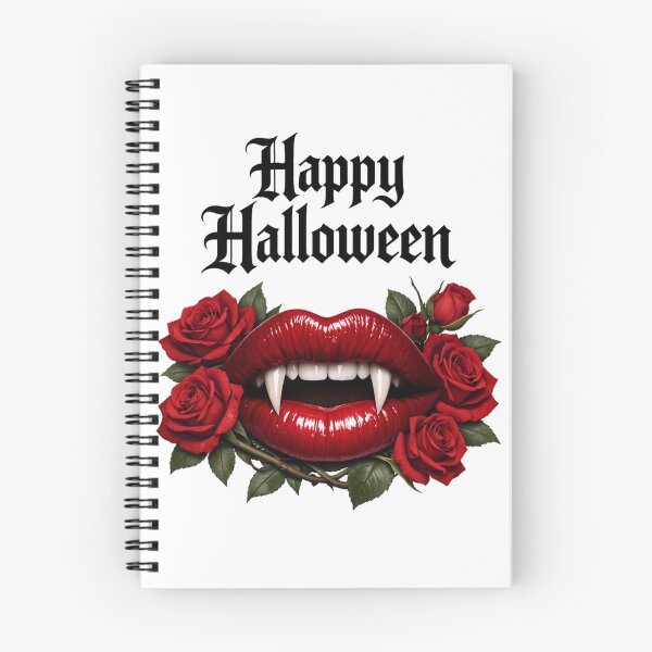 Item preview, Gothic Vampire Lips Happy Halloween Roses designed and sold by DeliaDesignsCo.
