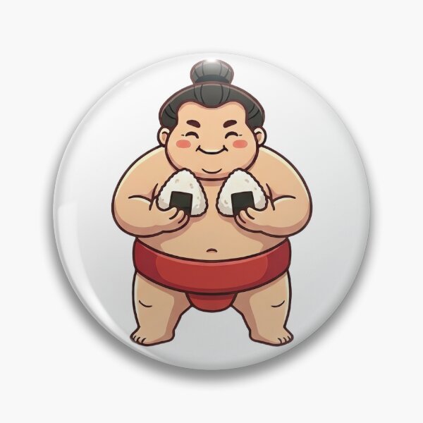 Item preview, Simple and Cute Sumo Logo - Rice Ball designed and sold by Studio-MiMi.
