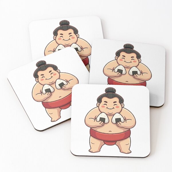 Item preview, Simple and Cute Sumo Logo - Rice Ball designed and sold by Studio-MiMi.