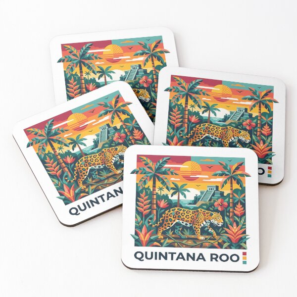 Item preview, Tulum Mexico Travel Souvenir - Playa Paraiso Beach & Maya Ruins Art designed and sold by OzzFrequency.