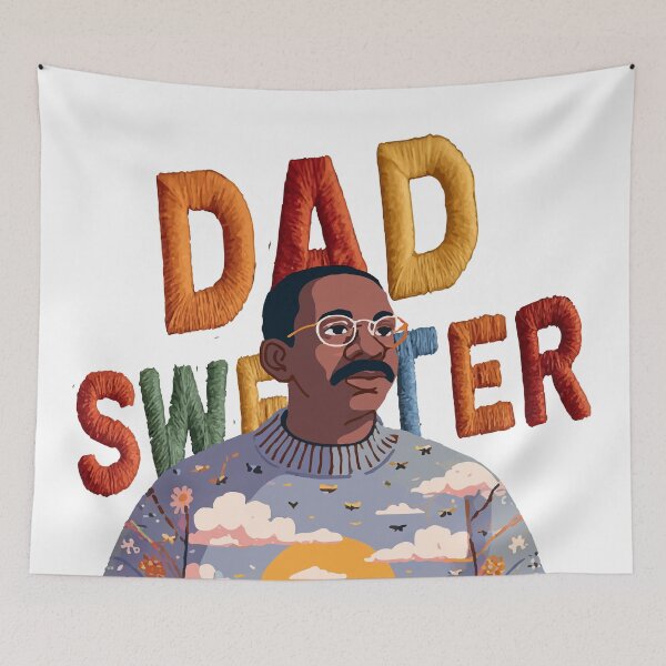 Item preview, Dad Sweater Black Character Cloud Shirt design designed and sold by RichardRags.