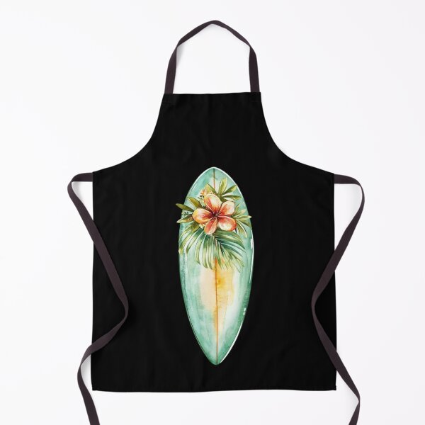 Item preview, Surfboard with Flower Decoration designed and sold by Munsonlookfor.