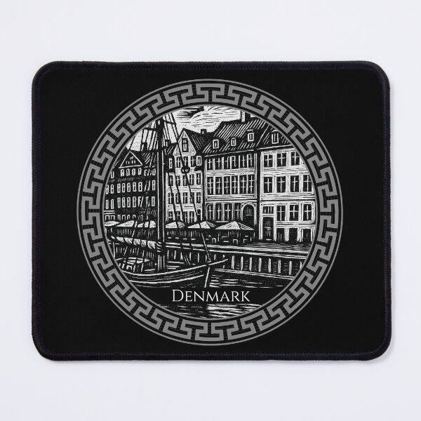 Item preview, Denmark Vintage Woodcut Art designed and sold by Thistle-TShop.