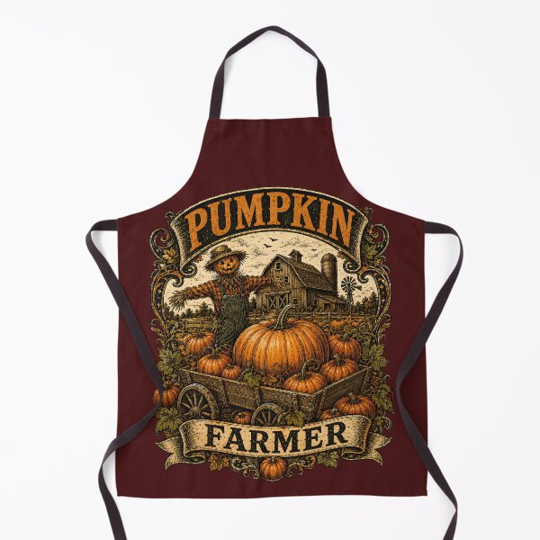 Item preview, Pumpkin Farmer Vintage Halloween Design | Retro Autumn Harvest Scarecrow & Pumpkin Patch designed and sold by KAM-KAM-STORE.
