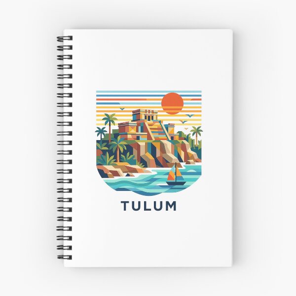 Item preview, Tulum Mexico Travel Souvenir - Playa Paraiso Beach & Maya Ruins Art designed and sold by OzzFrequency.