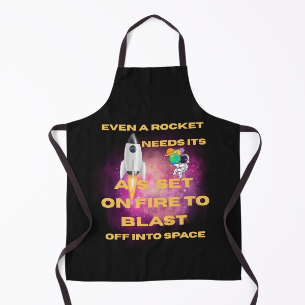 Item preview, Even A Rocket Needs Its A.s Set On Fire To Blast Off Into Space-Funny Motivational Space Quote designed and sold by MarthaPlace.